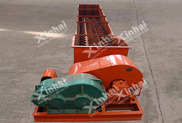 Spiral groove scrubber